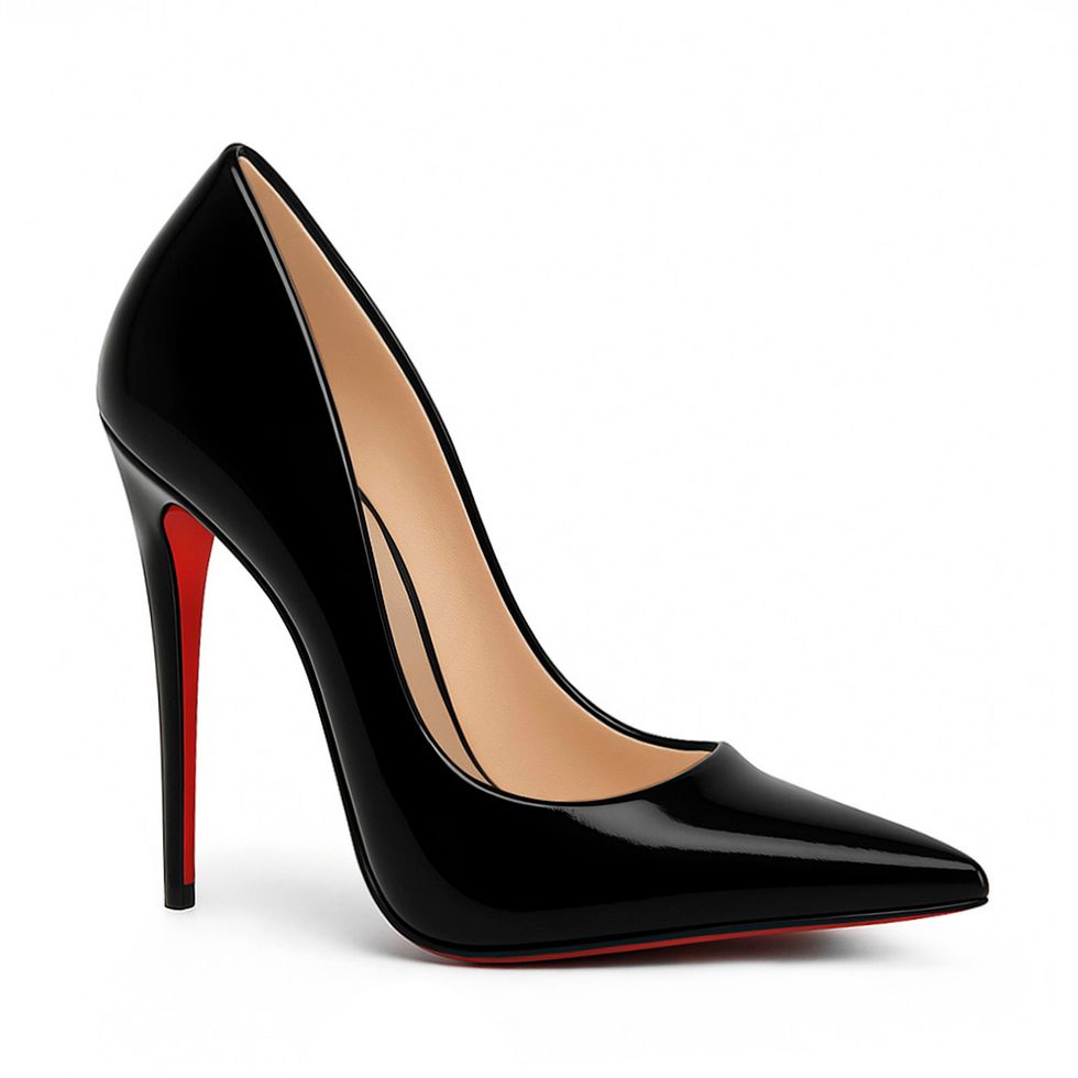 Scarpin Royalz Verniz Sola Vermelha Celine Preto Royalz Royalz