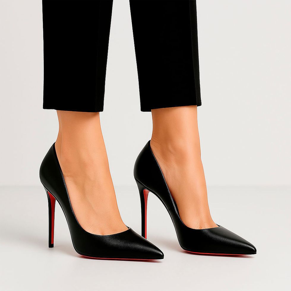 Sola Vermelha Sapato Alto Scarpin Sapato Louboutin Sola Vermelha